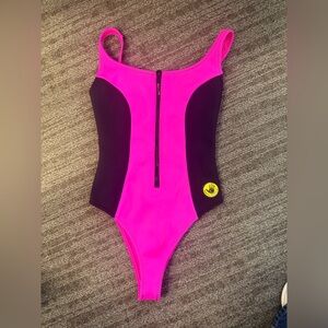 Body Glove Pink and Black One-Piece Swimsuit